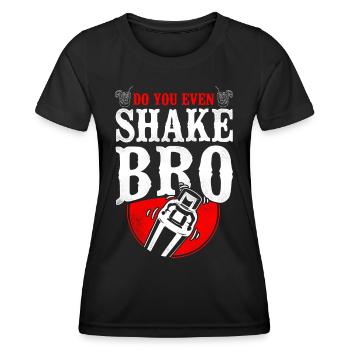 Bartender Mixologist Do You Even - Women's Functional T-Shirt - black - Front - AI Model Female 172 light (172cm)