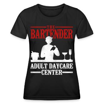 Bartender Mixologist The Bartender - Women's Functional T-Shirt - black - Front - AI Model Female 172 light (172cm)