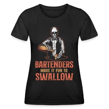 Bartender Mixologist Bartenders - Women's Functional T-Shirt - black - Front - AI Model Female 172 light (172cm)