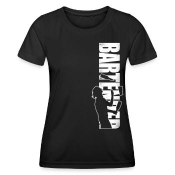 Bartender Mixologist Bartender - Women's Functional T-Shirt - black - Front - AI Model Female 172 light (172cm)