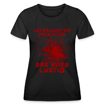 N’ayez pas peur de me sous-estimer, ça va être amusant Halloween - T-shirt sport Femme - noir - Devant - AI Model Female 172 light (172cm)