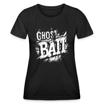 Ghost Bait Haunted Font Ghost Bait | Paranormal - Women's Functional T-Shirt - black - Front - AI Model Female 172 light (172cm)