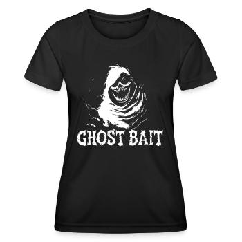 Ghost Bait Skull Ghost Bait Haunted Grim Reaper - Women's Functional T-Shirt - black - Front - AI Model Female 172 light (172cm)