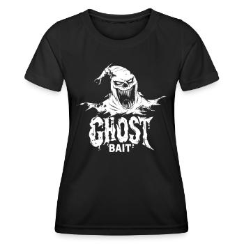 Appât fantôme Sinistre Faucheuse | SOS Fantômes - T-shirt sport Femme - noir - Devant - AI Model Female 172 light (172cm)