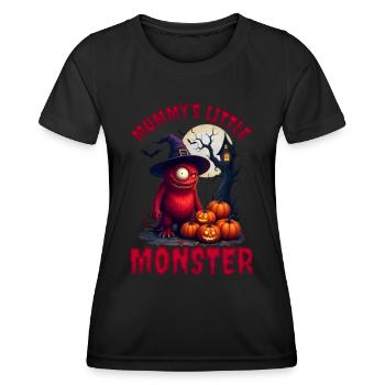 Süßes Monster Halloween Outfit Kinder - Frauen Funktions-T-Shirt - Schwarz - Vorne - AI Model Female 172 light (172cm)