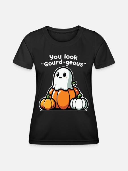 Du Siehst Kürbis-geous Aus - Halloween Outfit - Frauen Funktions-T-Shirt - Schwarz