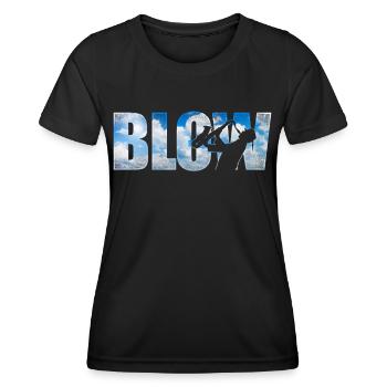 Saxophone Blow - Women's Functional T-Shirt - black - Front - AI Model Female 172 light (172cm)