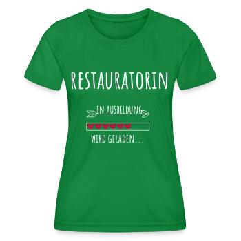 Restauratorin Ausbildung Beruf Geschenk - Frauen Funktions-T-Shirt - Kelly Green - Vorne - AI Model Female 172 dark (172cm)