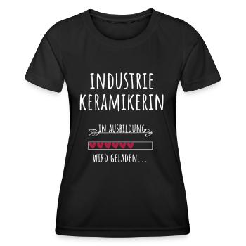 Industriekeramikerin Ausbildung Beruf Geschenk - Frauen Funktions-T-Shirt - Schwarz - Vorne - AI Model Female 172 light (172cm)