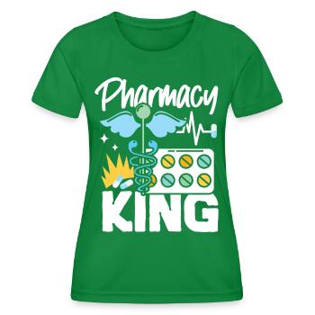 Pharmacy Tech Technician - Frauen Funktions-T-Shirt - Kelly Green - Vorne - AI Model Female 172 dark (172cm)