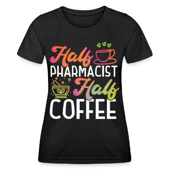 Technicien en pharmacie - T-shirt sport Femme - noir - Devant - AI Model Female 172 light (172cm)