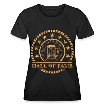 bière - T-shirt sport Femme - noir - Devant - AI Model Female 172 light (172cm)