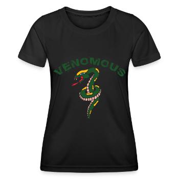 Snake - Women's Functional T-Shirt - black - Front - AI Model Female 172 light (172cm)