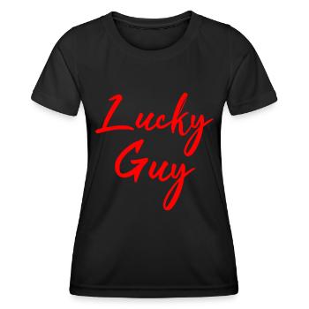 Lucky guy - Women's Functional T-Shirt - black - Front - AI Model Female 172 light (172cm)