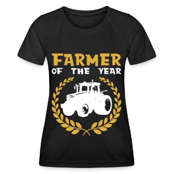 Farmer Farmer of the Year Farmer Agriculture - Women's Functional T-Shirt - black - Front - AI Model Female 172 light (172cm)
