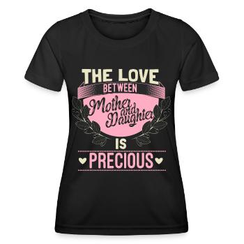 Cadeau de cohésion des amis mère et fille - T-shirt sport Femme - noir - Devant - AI Model Female 172 light (172cm)