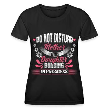 Mutter und Tochter Kindertag Mutterliebe - Frauen Funktions-T-Shirt - Schwarz - Vorne - AI Model Female 172 light (172cm)