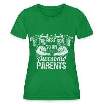 Best son sons - Women's Functional T-Shirt - kelly green - Front - AI Model Female 172 dark (172cm)