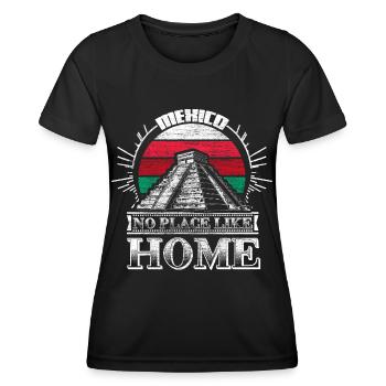 Mexico Siesta Flag - Women's Functional T-Shirt - black - Front - AI Model Female 172 light (172cm)