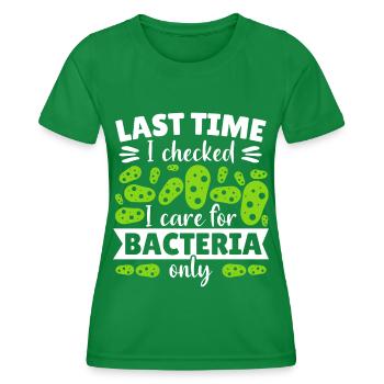 Biologist Chemist Researcher Scientist Gift - Women's Functional T-Shirt - kelly green - Front - AI Model Female 172 dark (172cm)