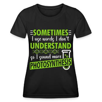 Biologist Chemist Scientist Researcher - Women's Functional T-Shirt - black - Front - AI Model Female 172 light (172cm)