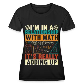 Mathe Mathelehrer - Frauen Funktions-T-Shirt - Schwarz - Vorne - AI Model Female 172 light (172cm)