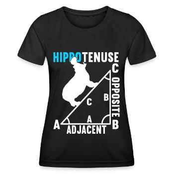 Mathe Mathelehrer - Frauen Funktions-T-Shirt - Schwarz - Vorne - AI Model Female 172 light (172cm)