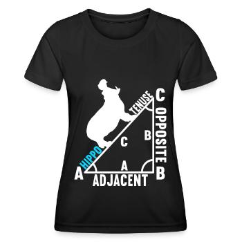 Mathe Mathelehrer - Frauen Funktions-T-Shirt - Schwarz - Vorne - AI Model Female 172 light (172cm)