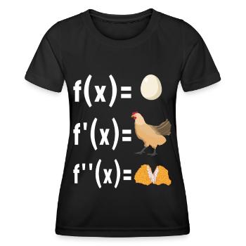 Mathe Mathelehrer - Frauen Funktions-T-Shirt - Schwarz - Vorne - AI Model Female 172 light (172cm)