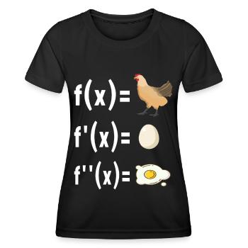 Mathe Mathelehrer - Frauen Funktions-T-Shirt - Schwarz - Vorne - AI Model Female 172 light (172cm)