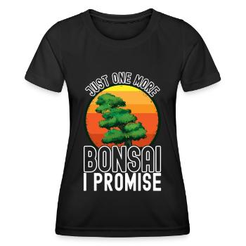 Bonsaï Bonsaï - T-shirt sport Femme - noir - Devant - AI Model Female 172 light (172cm)