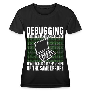 Programmierer Informatiker - Frauen Funktions-T-Shirt - Schwarz - Vorne - AI Model Female 172 light (172cm)