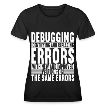 Programmierer Informatiker - Frauen Funktions-T-Shirt - Schwarz - Vorne - AI Model Female 172 light (172cm)