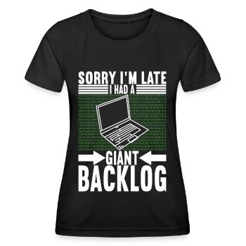 Programmer Computer Scientist - Women's Functional T-Shirt - black - Front - AI Model Female 172 light (172cm)