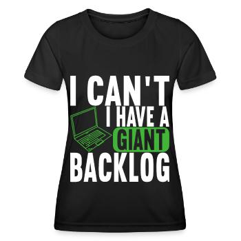 Programmierer Informatiker - Frauen Funktions-T-Shirt - Schwarz - Vorne - AI Model Female 172 light (172cm)