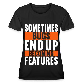 Programmierer Informatiker - Frauen Funktions-T-Shirt - Schwarz - Vorne - AI Model Female 172 light (172cm)