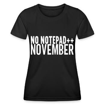 Programmierer Informatiker - Frauen Funktions-T-Shirt - Schwarz - Vorne - AI Model Female 172 light (172cm)