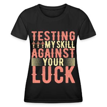 Tischfussball Tischkicker - Frauen Funktions-T-Shirt - Schwarz - Vorne - AI Model Female 172 light (172cm)