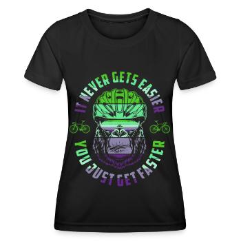 Projet sans titre 60 - T-shirt sport Femme - noir - Devant - AI Model Female 172 light (172cm)