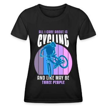 Unbenanntes Projekt 44 - T-shirt sport Femme - noir - Devant - AI Model Female 172 light (172cm)