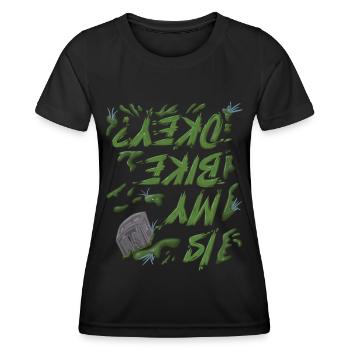 Unbenanntes Projekt 42 - Women's Functional T-Shirt - black - Front - AI Model Female 172 light (172cm)