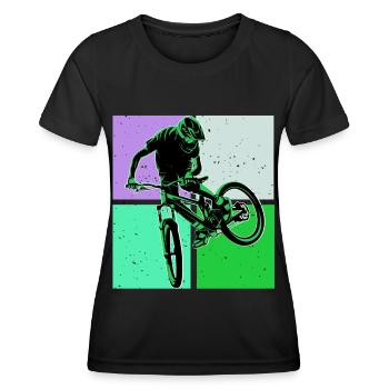 Unbenanntes Projekt 74 - Frauen Funktions-T-Shirt - Schwarz - Vorne - AI Model Female 172 light (172cm)