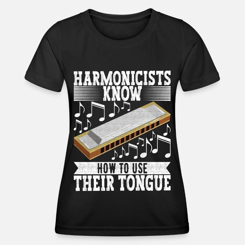 Harmonica Harmonica - Women's Functional T-Shirt - black