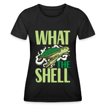 Turtle Turtle Aquatic turtle - Women's Functional T-Shirt - black - Front - AI Model Female 172 light (172cm)