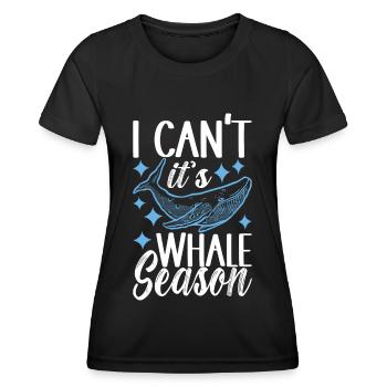 Whale Watchers - Women's Functional T-Shirt - black - Front - AI Model Female 172 light (172cm)