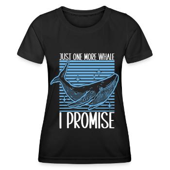 Whale Watchers - Women's Functional T-Shirt - black - Front - AI Model Female 172 light (172cm)