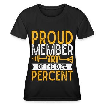 Ham Radio Ham Radio Operator - Women's Functional T-Shirt - black - Front - AI Model Female 172 light (172cm)