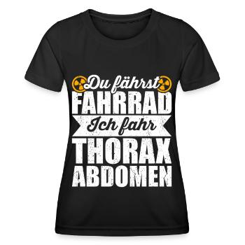 MTRA Röntgen Radiologie Radiologe - Frauen Funktions-T-Shirt - Schwarz - Vorne - AI Model Female 172 light (172cm)