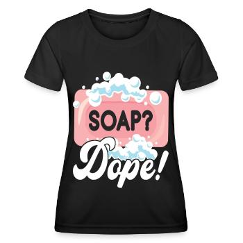 Seifenmacher Seife Machen - Frauen Funktions-T-Shirt - Schwarz - Vorne - AI Model Female 172 light (172cm)