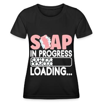 Seifenmacher Seife Machen - Frauen Funktions-T-Shirt - Schwarz - Vorne - AI Model Female 172 light (172cm)